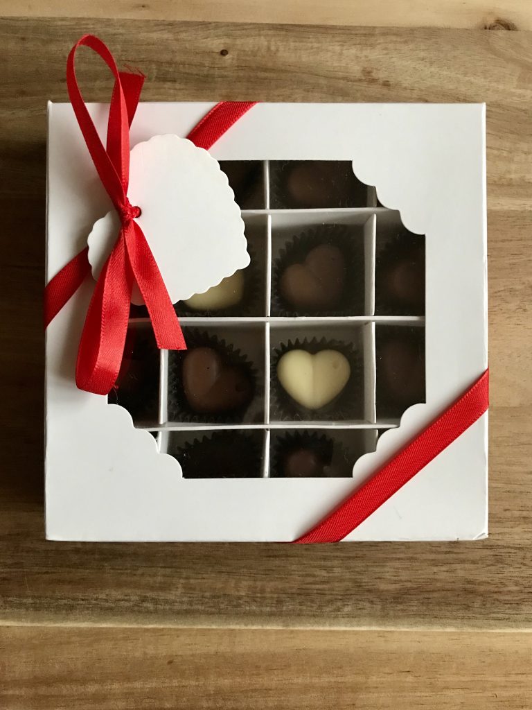 Chocolate Hearts Gift Box - A Little Gift of Love