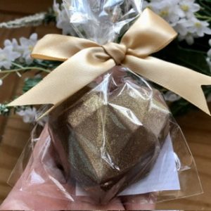 Pistachio Knafeh Crunch Milk Chocolate Heart - A Little Gift of Love